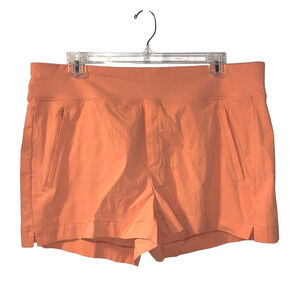 Athleta Womens Trekkie North Shorts Plus Size 18 Orange Athletic Outdoors Hiking